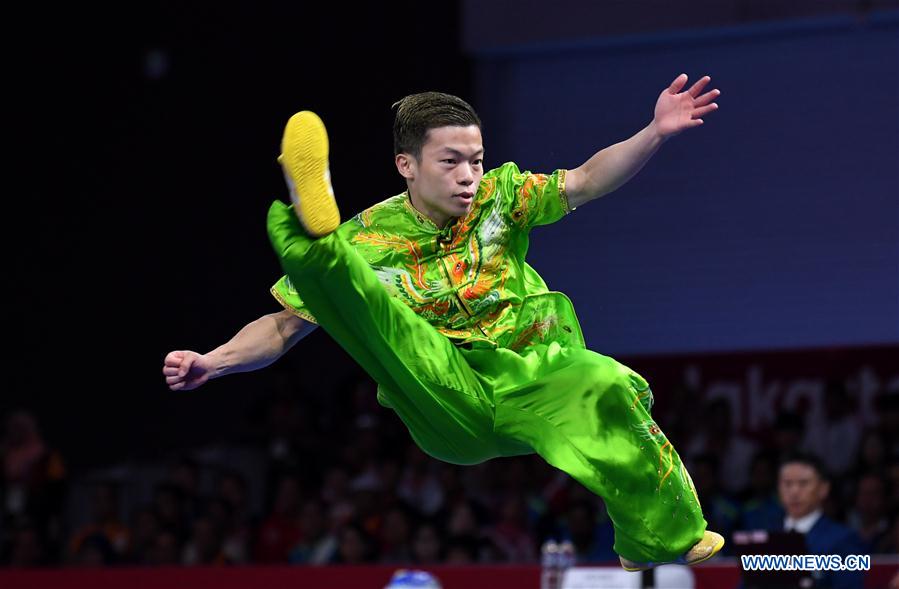 (SP)INDONESIA-JAKARTA-ASIAN GAMES-WUSHU-MEN&rsquo;S CHANGQUAN