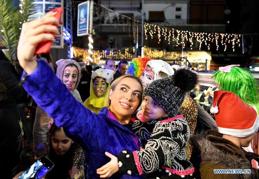 SYRIA-DAMASCUS-CHRISTMAS-CELEBRATION