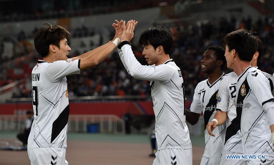 (SP)CHINA-SHANDONG-JINAN-SOCCER-AFC CHAMPIONS LEAGUE-GROUP E