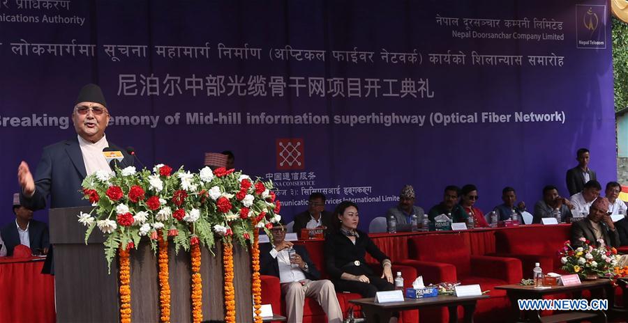 NEPAL-DHADING-OPTICAL FIBERS-LAYING 