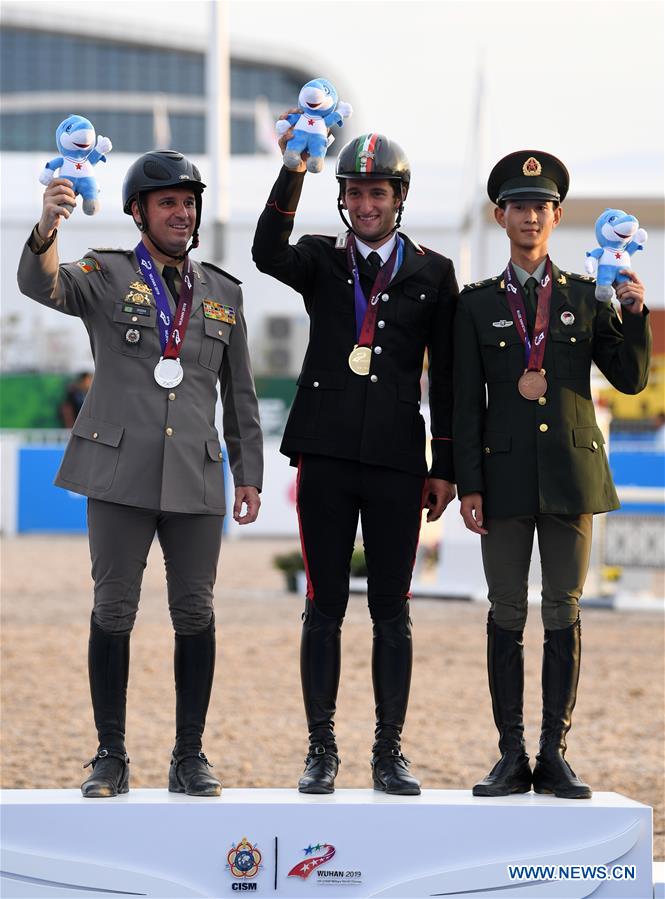 (SP)CHINA-WUHAN-7TH MILITARY WORLD GAMES-EQUESTRIAN