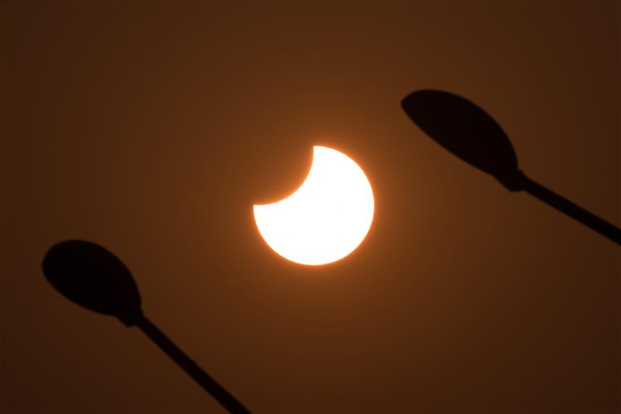 CHINA-PARTIAL SOLAR ECLIPSE (CN)