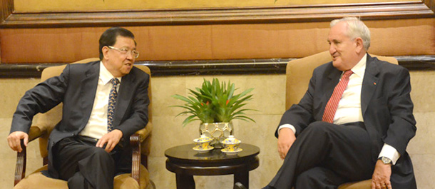 拉法蘭、龍永圖問診中歐經(jīng)貿(mào)