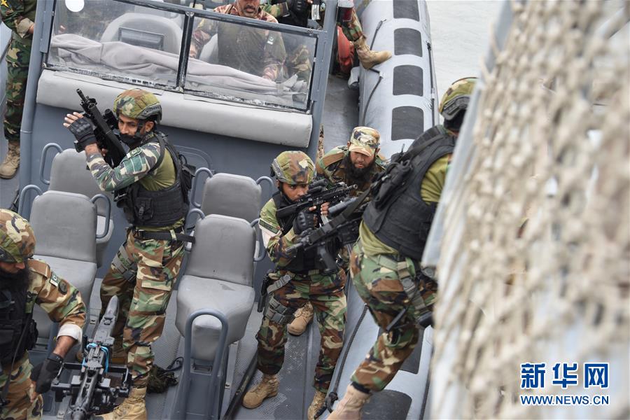 （圖文互動&middot;國際）（2）&ldquo;海洋衛(wèi)士-2020&rdquo;中巴海上聯演：結束港岸交流轉入海上實兵實彈演練