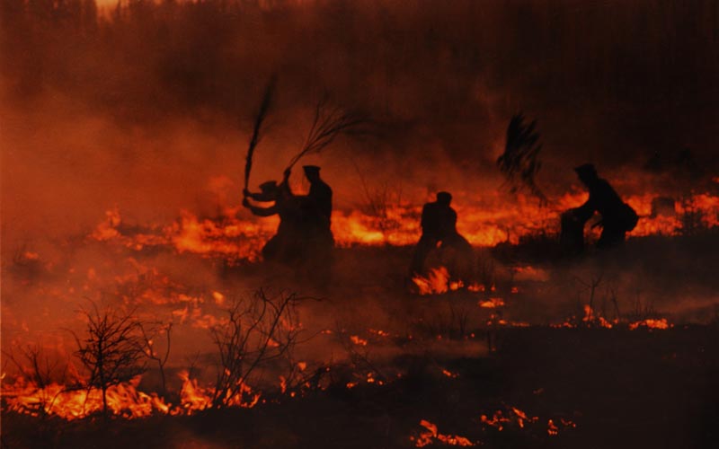 喬天富作品：1987年大興安嶺撲火救災