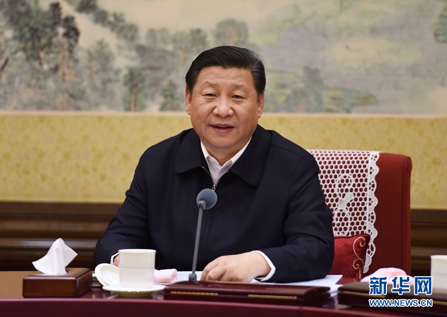 12月28日至29日，中共中央政治局召開專題民主生活會，對照檢查踐行“三嚴三實”情況，討論研究加強黨風廉政建設措施。中共中央總書記習近平主持會議并發(fā)表重要講話。新華社記者 李學仁 攝 