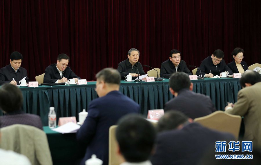 2月28日，國家新材料產業發展專家咨詢委員會成立大會在北京召開。中共中央政治局委員、國務院副總理、國家新材料產業發展領導小組組長馬凱出席會議并講話。新華社記者劉衛兵攝 