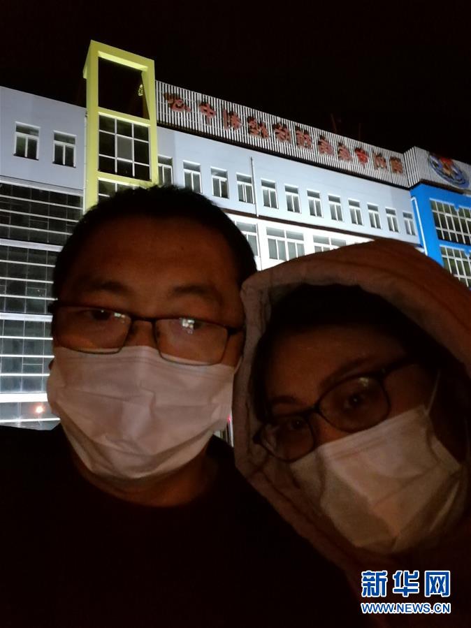 （一線抗疫群英譜·圖文互動）（3）山西檢測員伉儷：疫情不退，決不放松