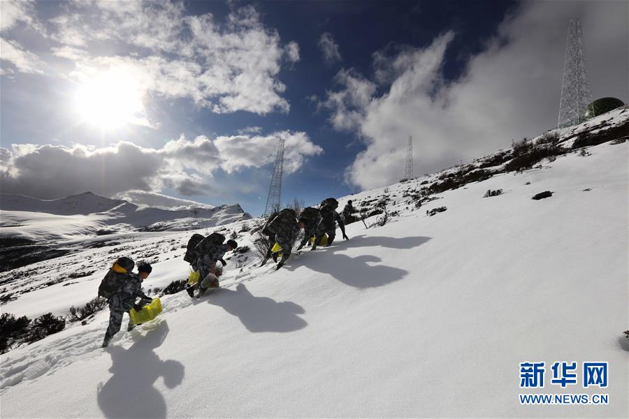 (圖文互動(dòng))(1)特寫:山再高,也要把給養(yǎng)送上去!