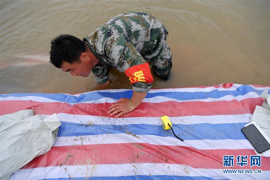 （在習(xí)近平新時(shí)代中國特色社會(huì)主義思想指引下&mdash;&mdash;新時(shí)代新作為新篇章&middot;習(xí)近平總書記關(guān)切事&middot;圖文互動(dòng)）（1）洪峰浪尖，鮮紅的黨旗高高飄揚(yáng)&mdash;&mdash;記防汛抗洪一線的共產(chǎn)黨員