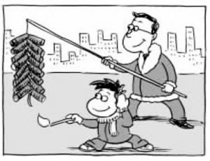 春節(jié)若遇霧霾，煙花怎么放？