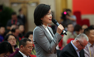 中央電視臺、中國網絡電視臺記者提問