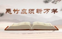 《平&ldquo;語&rdquo;近人&mdash;&mdash;習近平總書記用典》（第九集）惡竹應須斬萬竿